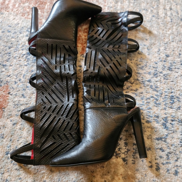 Vintage by Jeffery Campbell Gladiator 4" Heel Boots 👢 ♥️ - Picture 2 of 6